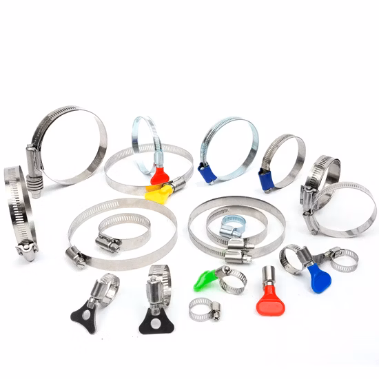 SS316 304 Band Worm Drive Clips German Type Hose Clamps