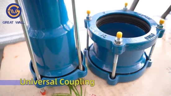 Pipe Coupling, Ductile Iron Flexible Universal Coupling