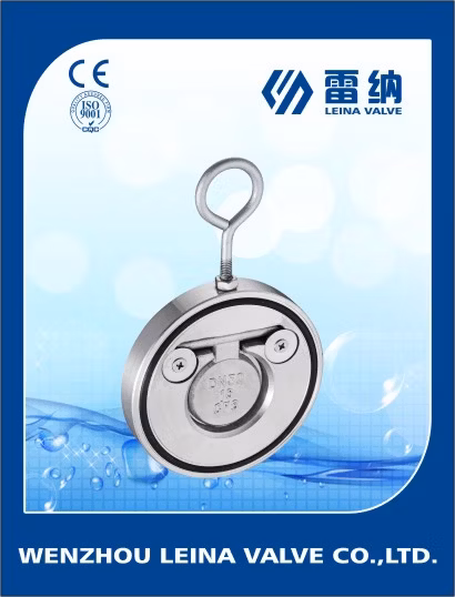 API594/ISO5752 Ductile Cast Iron Wafer Type Dual Plate Double Door Check Valves Non Reture Valve