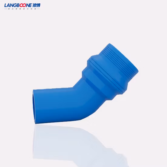 Pn25 DN630 HDPE Electrofusion 45 Degree Socket-Spigot Fitting with Rubber Gasket