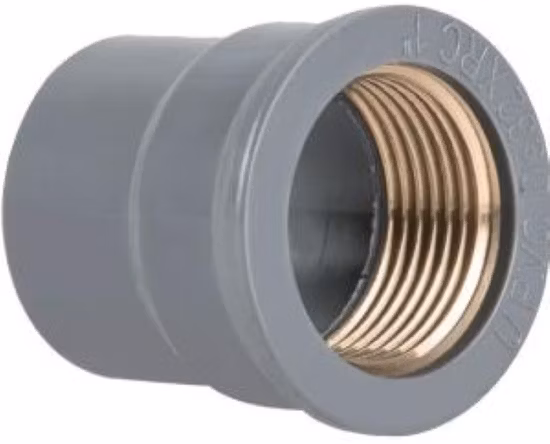 Ifanplus Water Supply CPVC Pipe Fittings Plastic Female Socket Plumbing CPVC Pipe Fitting