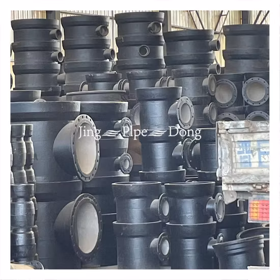 Flanged & Socketed Ductile Iron Fittings for PVC Pipe