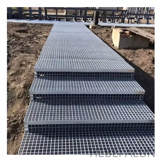 Hot Dipped Bar Gully Decking Trench Cover Galvanized Mild Steel Grating Floor