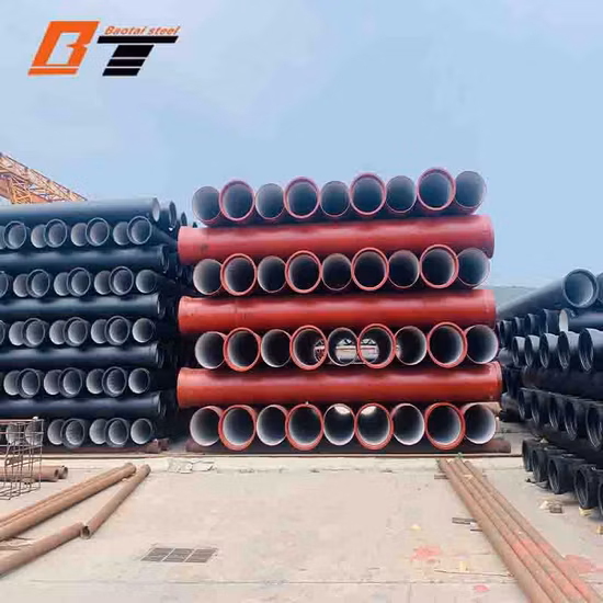 ISO2531 En545 En598 Class K7 K8 K9 C25 C30 C40 Water Pressure Ductile Iron Pipe Casting Pipe Pipe Ductile Iron Fitting Iron Pipe for Wholesale