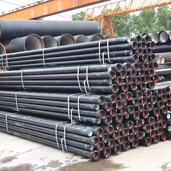 Professional ISO2531 En 545 En 598 Tyton Push-in Joint Centrifugal Casting Ductile Iron Pipes